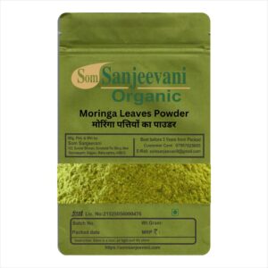 Moringa Dried Leaves powder-Natural-असली-Som Sanjeevani Organic