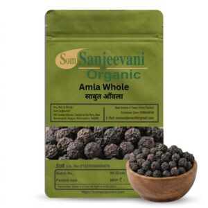 Amla Whole Som Sanjeevani Organic for Glow Inside Out with Pure Amla – Hair, Skin & Immunity Booster