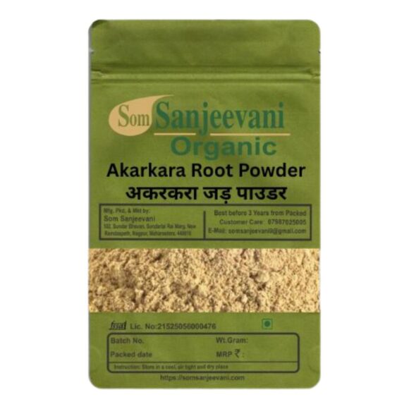 Akarkara Root Powder-Natural -प्राकृतिक-Som Sanjeevani Organic