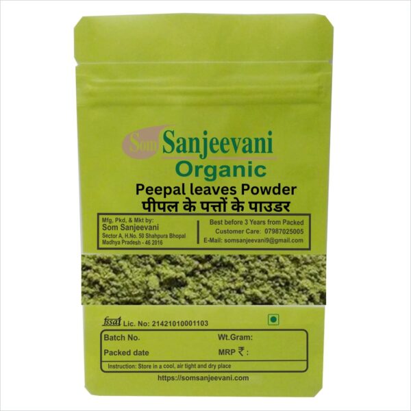 Peepal leaves powder -Natural- Pure-No Mixing-Som Sanjeevani Organic