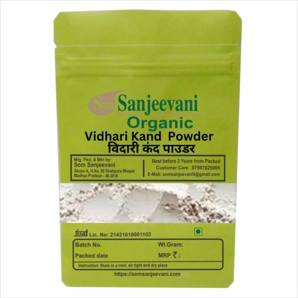 Vidhari Kand powder- Natural -Pure-No Mixing-Som Sanjeevani Organic