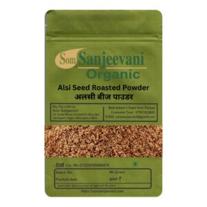 ALSI SEED POWDER ROASTED-Natural-असली-Som Sanjeevani Organic