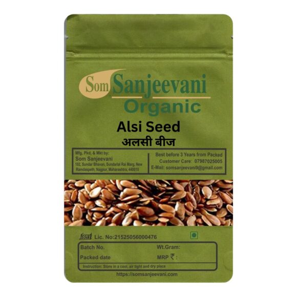 Alsi Flex Seed- Natural-प्राकृतिक-Som Sanjeevani Organic