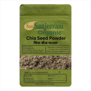 Chia Seeds powder-Natural-असली- Som Sanjeevani Organic