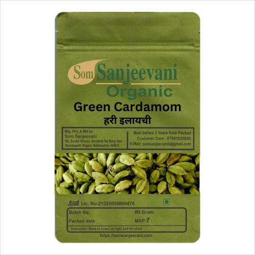 Green Cardamom-Natural-असली- Som Sanjeevani Organic