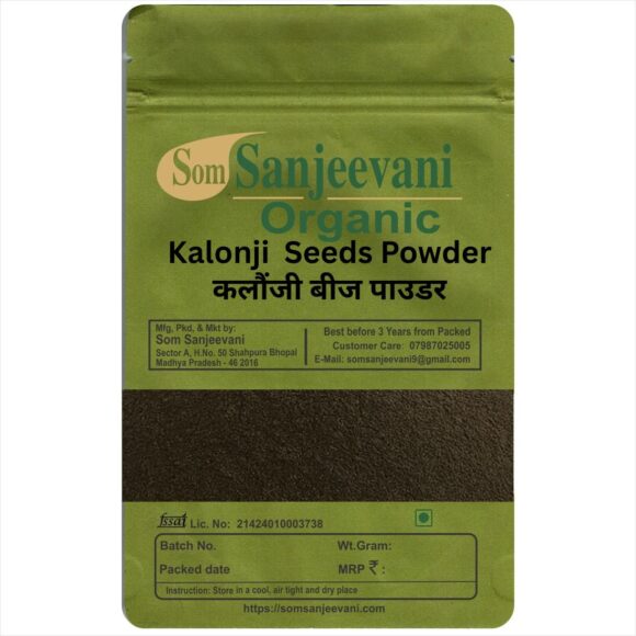 Kalonji Seeds powder -Natural-No Mixng- Som Sanjeevani Organic