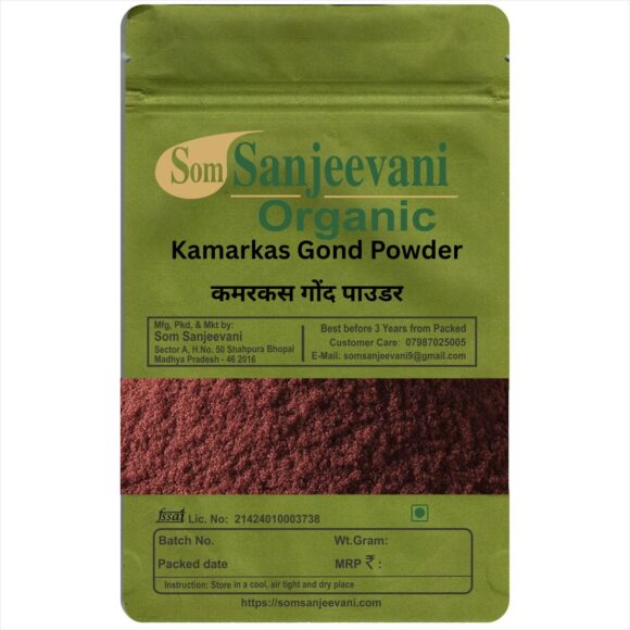 Kamarkas  Gond  Powder-Natural-No Mixng- Som Sanjeevani Organic