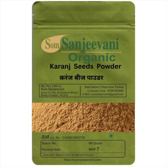 Karanj  Seeds  Powder-Natural-No Mixng- Som Sanjeevani Organic