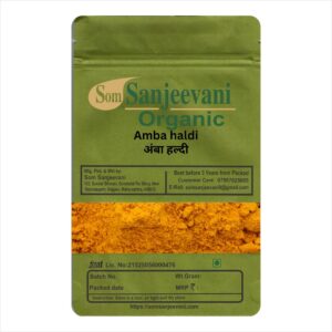 Som Sanjeevani Organic Amba Haldi Powder-Natural-असली-प्राकृतिक