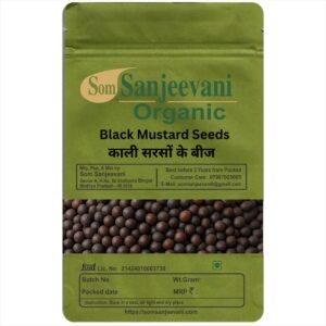 Black Mustard Seeds-Natural-No Mixng- Som Sanjeevani Organic