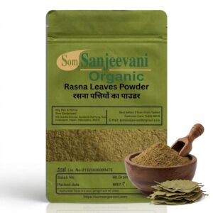 Rasna Leaves Powder|Rasnai|Rai Sanai Patta|Som Sanjeevani Organic Herb for Joint Pain,Arthritis & Vata Balance