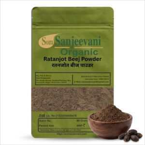 Ratanjoot Beej Powder|Jatropa|Ratanjot|Barbadosb|Som Sanjeevani Organic for Supports Hair Care, Skin Care & Traditional Wellness