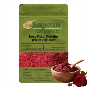 Rose Petals Powder Som Sanjeevani Organic For -Natural-असली-प्राकृतिक