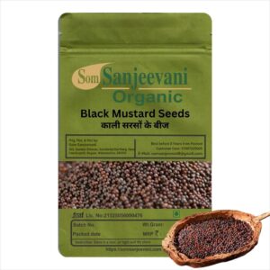 Black Mustard Seeds Som Sanjeevani Organic  For|Natural|असली|प्राकृतिक
