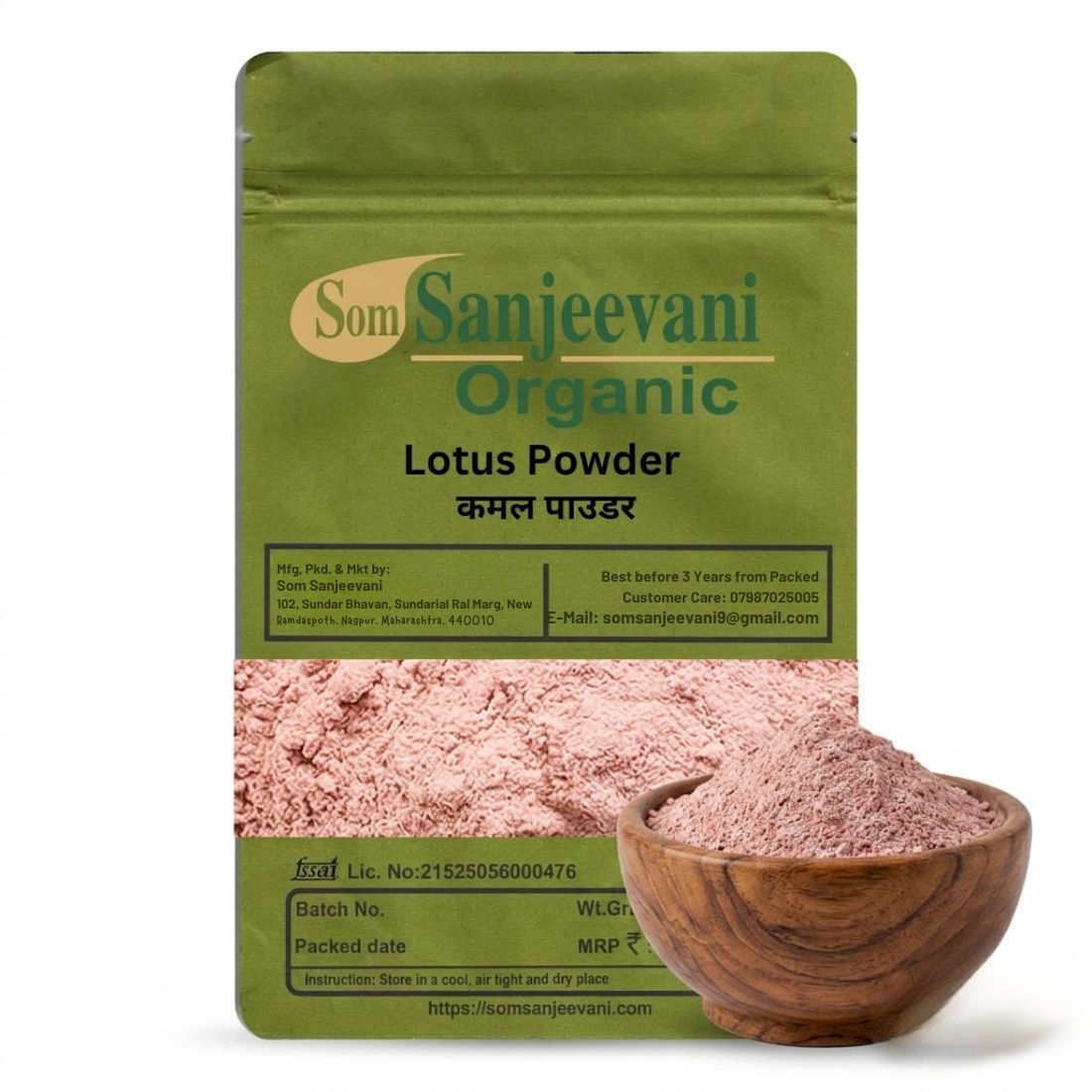 Lotus powder Som Sanjeevani Organic For-Natural-असली-प्राकृतिक