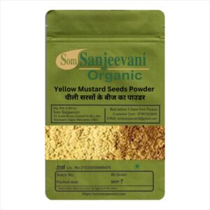 Yellow Mustard Seeds Powder-Natural-असली-Som Sanjeevani Organic
