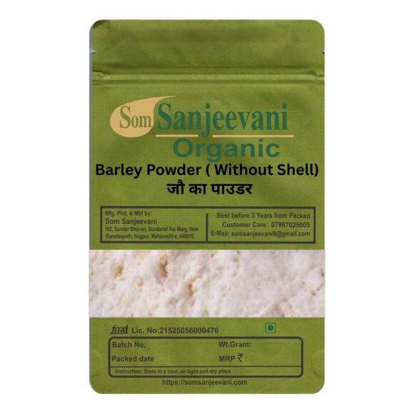 Barley Powder-Jau Without Shell-Natural -प्राकृतिकSom Sanjeevani Organic