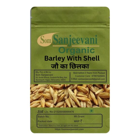Barley-Jau(With Shell)-Natural-प्राकृतिक-Som Sanjeevani Organic