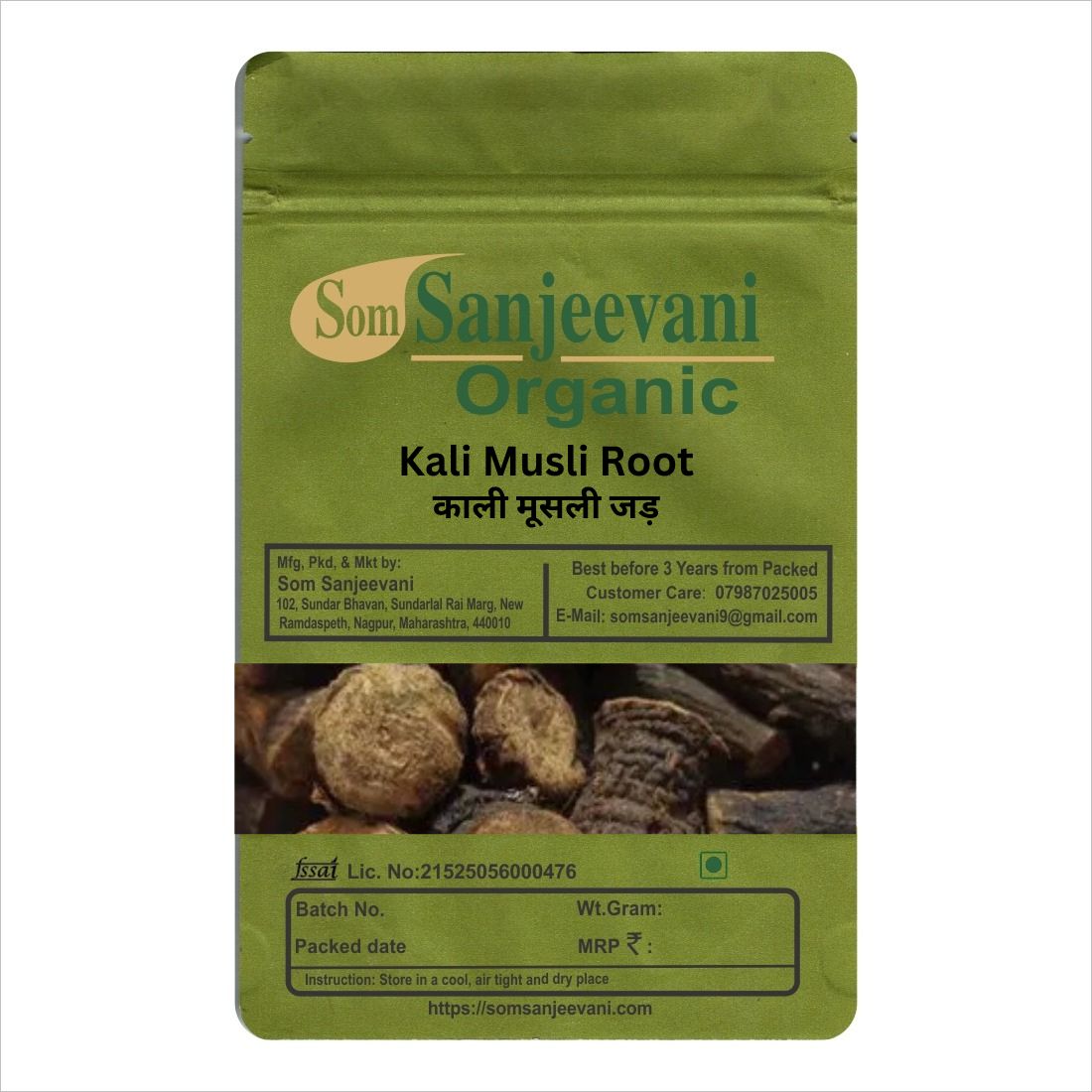 Kali Musli Root -Natural-असली- Som Sanjeevani Organic