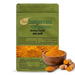 Amba Haldi Powder Som Sanjeevani Organic  For|Natural|Prakritik|असली|प्राकृतिक