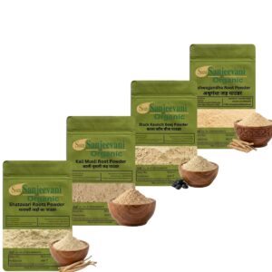 Shatavari|Kali Musli|Kaunch Beej|Ashwagandha Powder 400g Som Sanjeevani Organic|Original