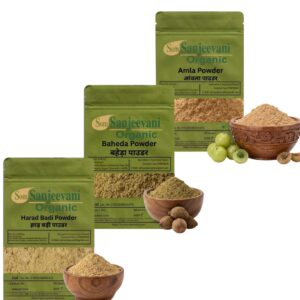Harad|Baheda|Amla|(Pack of 3) Som Sanjeevani Organic|Original