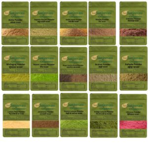 Combo Hair Care|Kapoor Kachri|Methi Dana|Amla Seedless|Reetha |Shikakai|Bhringraj|Neem|Nagarmotha|Brahmi|Baheda| Lemon Peel|Henna|Indigo|Jatamansi|Hibiscus|(Pack 15)Som Sanjeevani Organic For|each50g