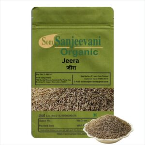 Jeera Cumin Seeds|Som Sanjeevani Organic For Traditional Cumin Spice for Everyday Cooking, Flavour & Digestive Wellness