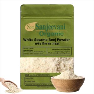 Sesame Seeds Powder White Til Som Sanjeevani Organic Original